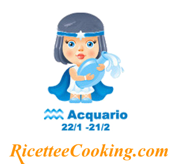 Il segno dell'Acquario in cucina